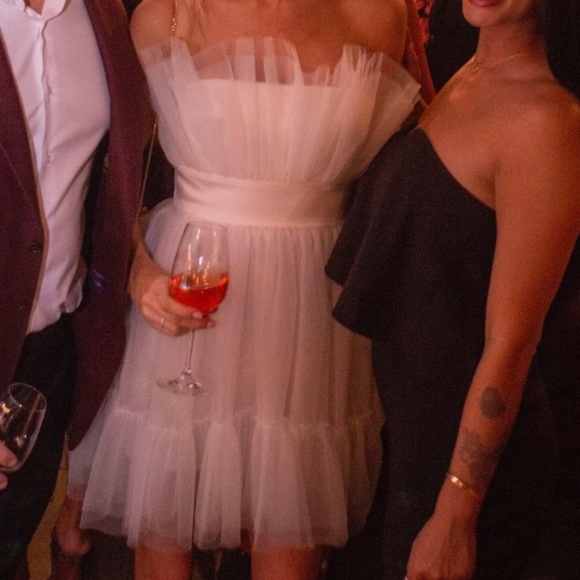 Katie May Ellee Mini Dress, Tulle white dress Size S - Picture 5 of 5